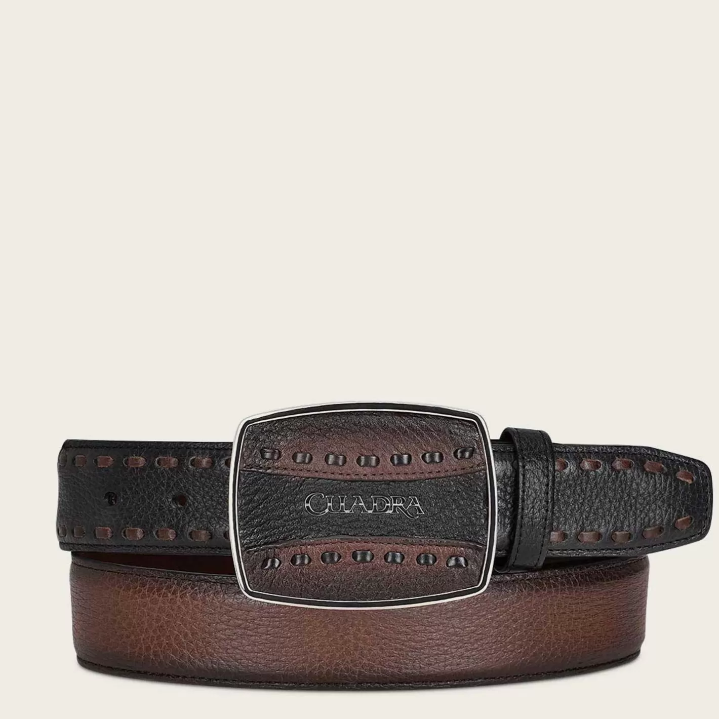 Cuadra Brown Leather Cowboy Beltbrown Leather Cowboy Belt Cheap